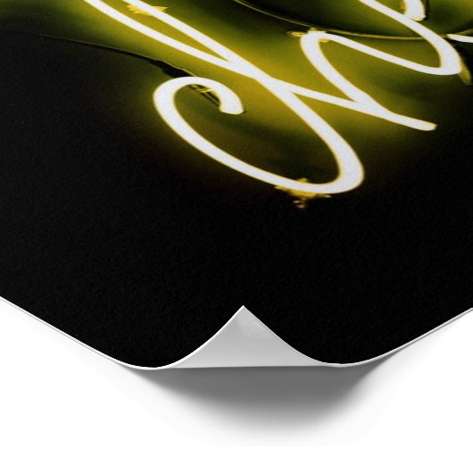 チーズネオン ポスター (角)