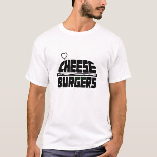 チーズハンバーガーのTシャツ Tシャツ
