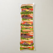 チーズバおもしろいーガースタック ボディピロー (裏面 (縦))