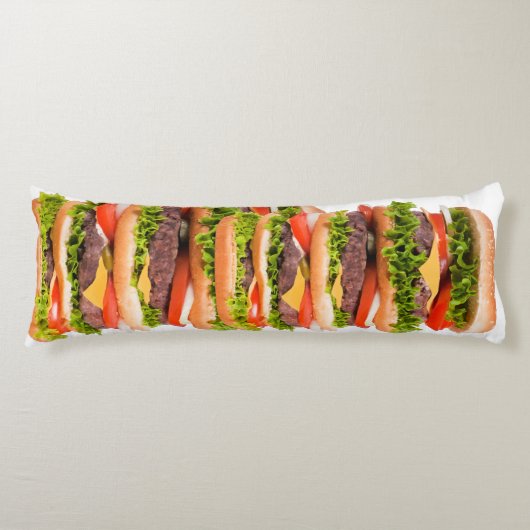 チーズバおもしろいーガースタック ボディピロー (正面)