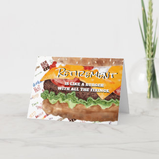 チーズバーガーおもしろい退職 シーズンカード