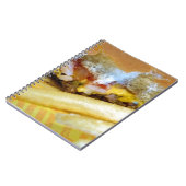 チーズバーガーとフライドポテト ノートブック (左側)