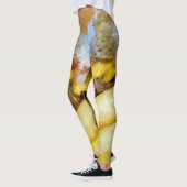 チーズバーガーとフライドポテト レギンス (左)