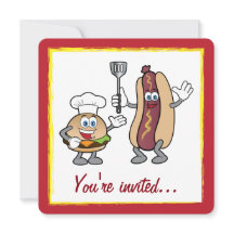 チーズバーガーとホットドッグの調理師アウト