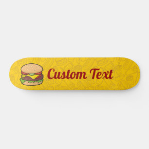 チーズバーガーのスケートボード スケートボード