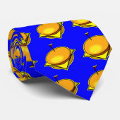 チーズバーガーのタイ ネクタイ (ロール)