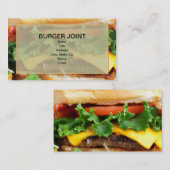 チーズバーガーの名刺 名刺 (正面/裏面)