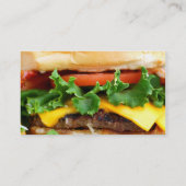 チーズバーガーの名刺 名刺 (裏面)