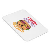 チーズバーガーの女の子、ハンバーガーの女性とチーズブルージュ マグネット (右側)