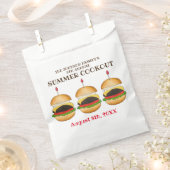 チーズバーガーチーズバーガーBBQバーベキュークックアウト フェイバーバッグ (クリップ留めされた状態)