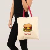 チーズバーガートートバッグ トートバッグ (正面(商品))