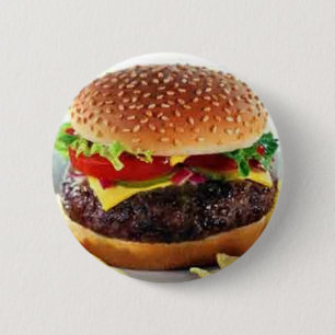 チーズバーガーボタン 缶バッジ