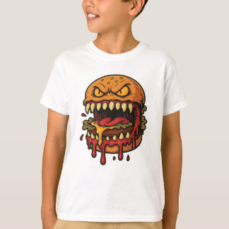 チーズバーガーモンスター キッズTシャツ Tシャツ