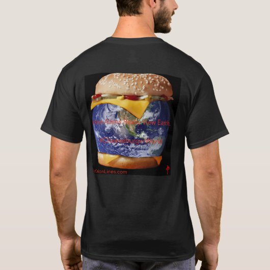 チーズバーガー世界第2デザイン Tシャツ (裏面)