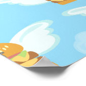 チーズバーガー天国ポスター ポスター (角)