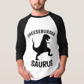 チーズバーガー好きTシャおもしろいツ Tシャツ (正面)