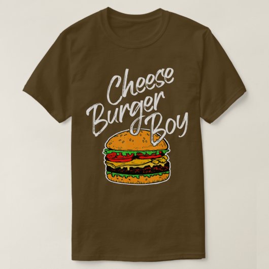 チーズバーガー少年バーガーラバーナショナルチーズバー Tシャツ (デザイン正面)