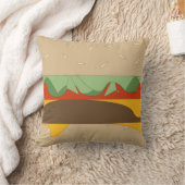 チーズバーガー枕 クッション (ブランケット)