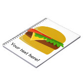 チーズバーガー漫画 ノートブック (左側)