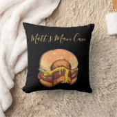 チーズバーガー男の洞窟 クッション (ブランケット)