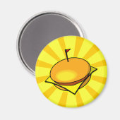 チーズバーガー磁石 マグネット (正面/裏面)