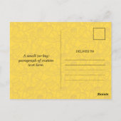 チーズバーガー葉書 ポストカード (裏面)