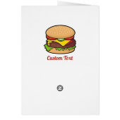 チーズバーガー (裏面)