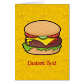 チーズバーガー (正面)