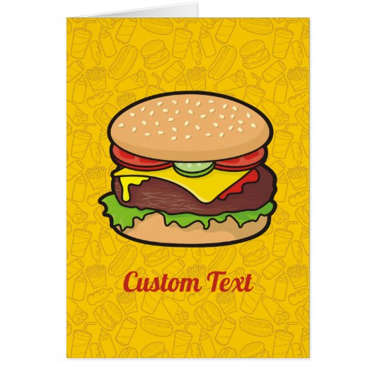 チーズバーガー (正面)