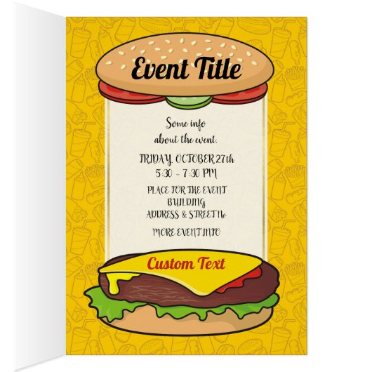 チーズバーガー (内側 (右))