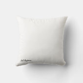 チーズバーガー16 x 16正方形の枕 クッション (裏面)