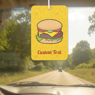 チーズバーガー エアフレッシュナー カーエアーフレッシュナー