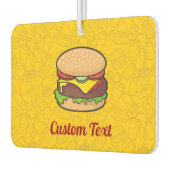 チーズバーガー カーエアーフレッシュナー (左)