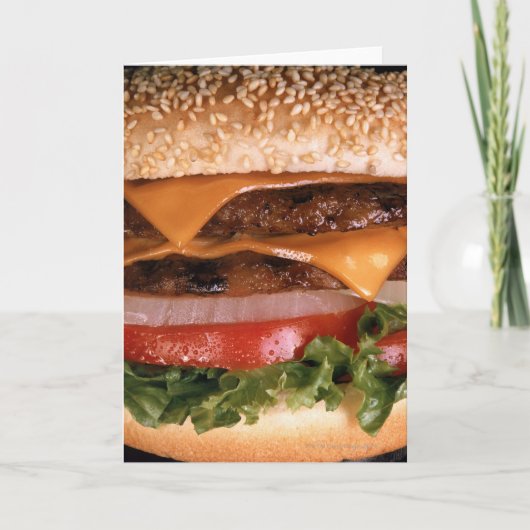 チーズバーガー カード (正面)