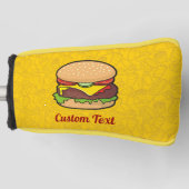 チーズバーガー ゴルフヘッドカバー (正面)