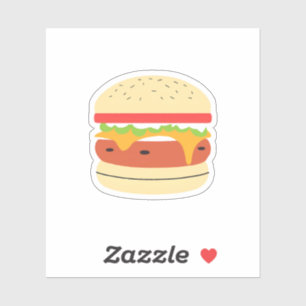 チーズバーガー シール