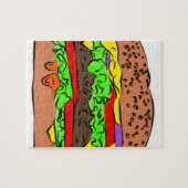 チーズバーガー ジグソーパズル (横)