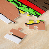 チーズバーガー ジグソーパズル (側面)