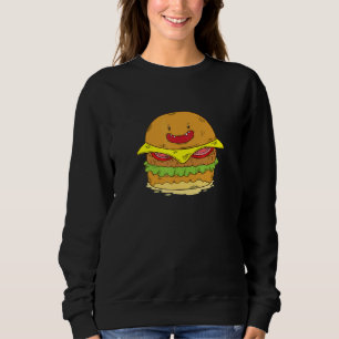 チーズバーガー スウェットシャツ