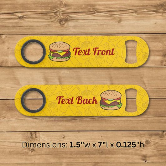チーズバーガー スピード栓抜き