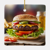 チーズバーガー セラミックオーナメント (裏面)