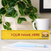 チーズバーガー デスクネームプレート