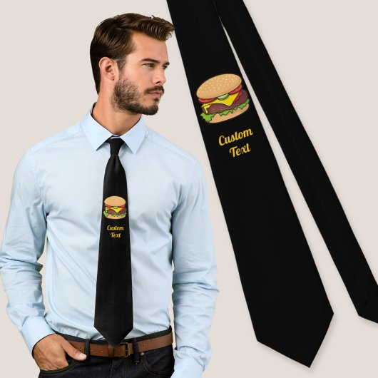 チーズバーガー ネクタイ