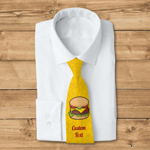 チーズバーガー ネクタイ