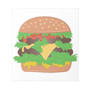 チーズバーガー ノートパッド