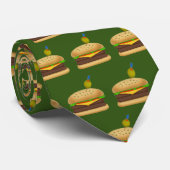 チーズバーガー/ハンバーガーグルメ ネクタイ (ロール)
