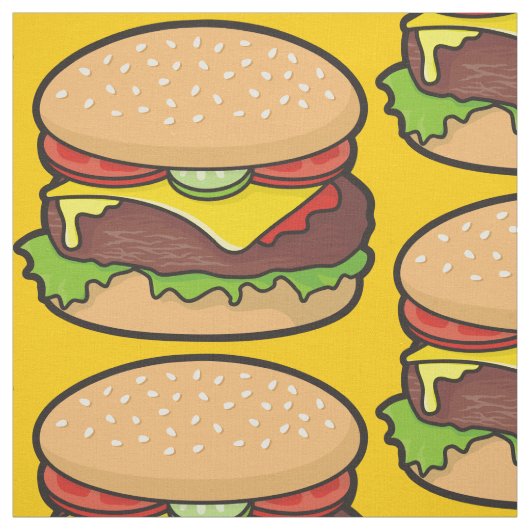 チーズバーガー ファブリック (見本)