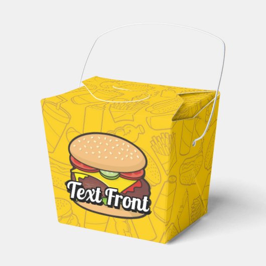 チーズバーガー フェイバーボックス (正面サイド)