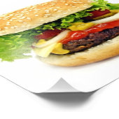 チーズバーガー フォトプリント            (角)