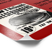 チーズバーガー フォトプリント            (角)